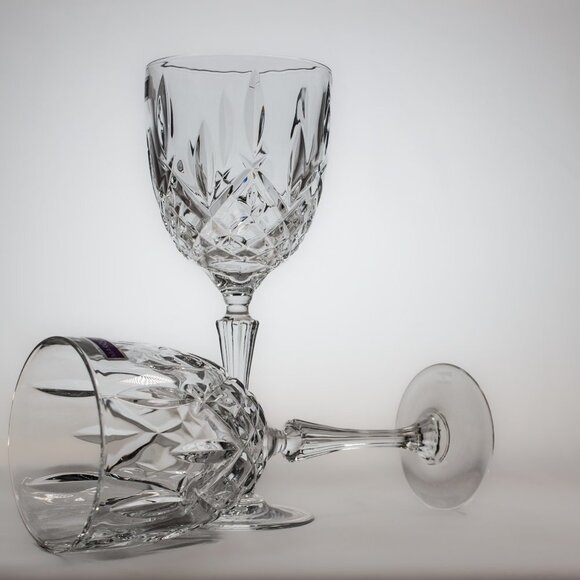 Mikasa Waterford Other - Mikasa Waterford Crystal Goblets | Wine Glasses | Beautiful Glassware for Two